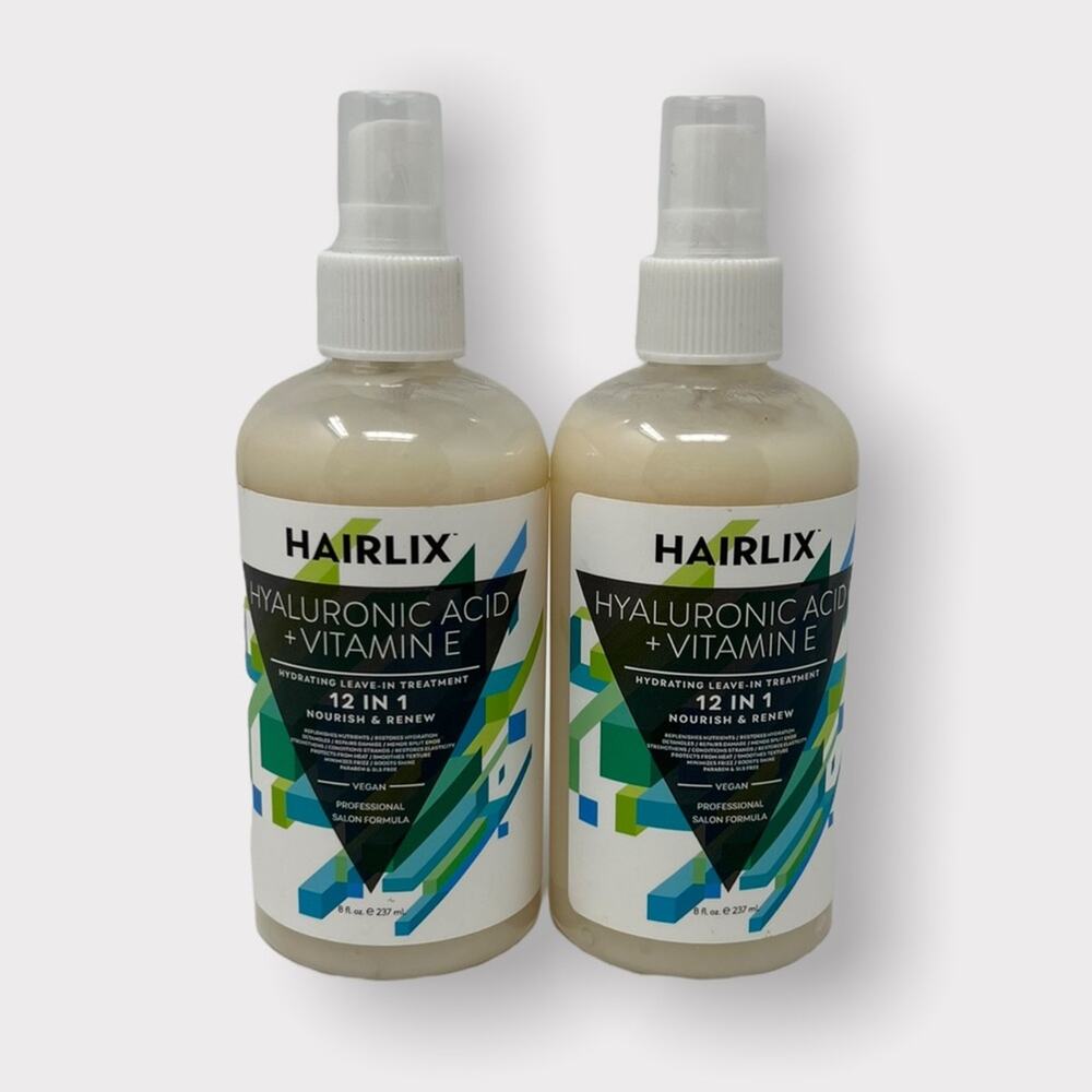 Hairlix Hyaluronic Acid + Vitamin E 12-in-1 Hydrating Leave-in Treatment